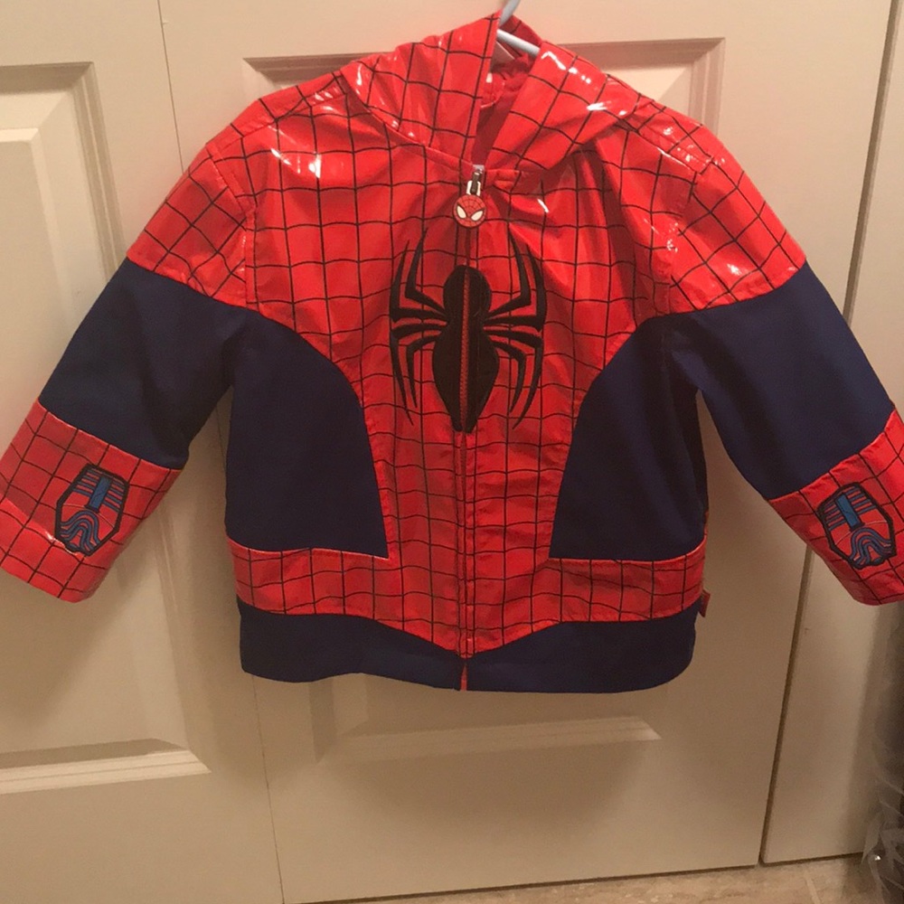 Disney spider man Toddler boy Rain coat